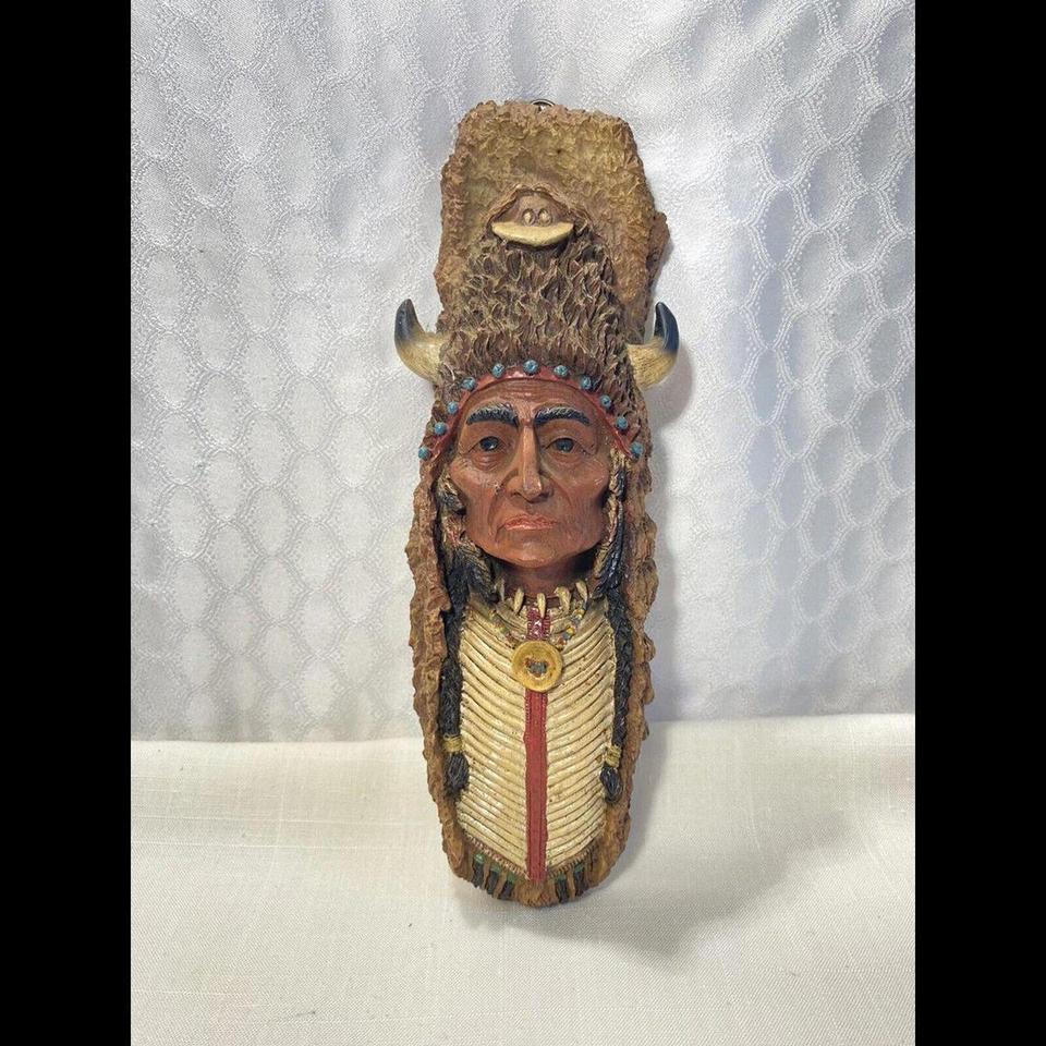 Vintage Native American Indian Chief 393f