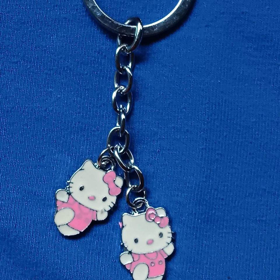 Hello Kitty Keychain With Pink