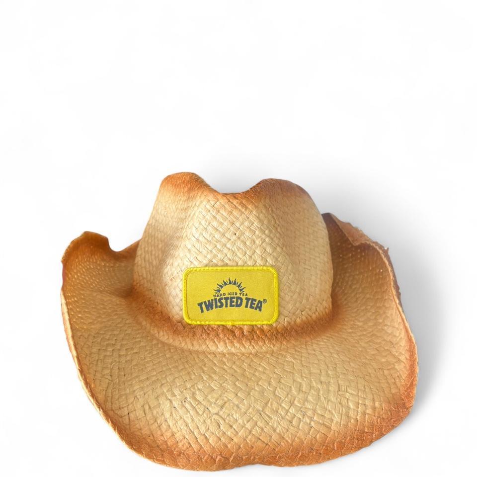 Twisted Tea Straw Cowboy Hat E19c