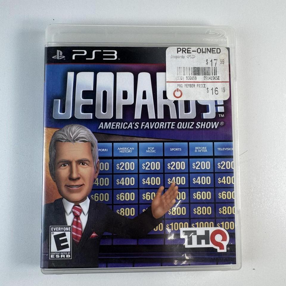 Jeopardy Sony Playstation 3 Ps3 A577