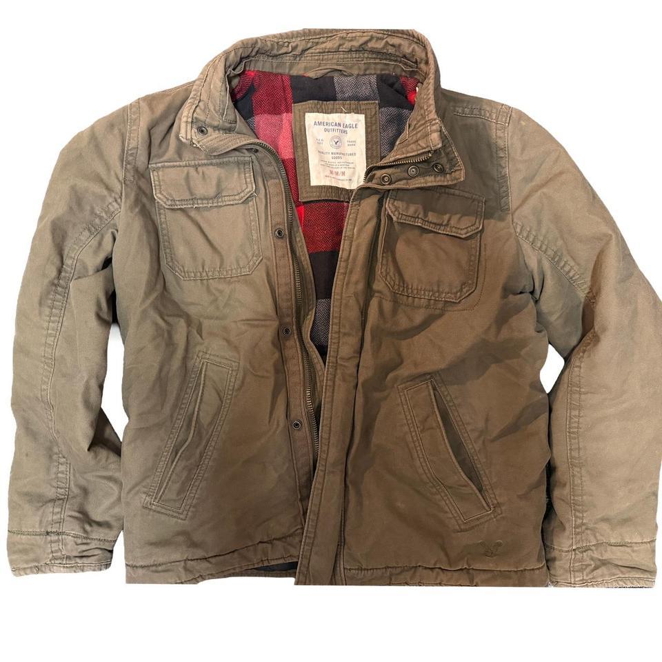 American Eagle Green Jacket With C9e2