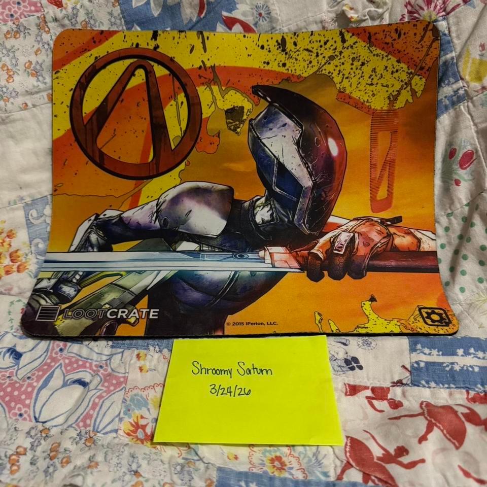 2015 Borderlands Zero Mousepad Lootcrate 73c1