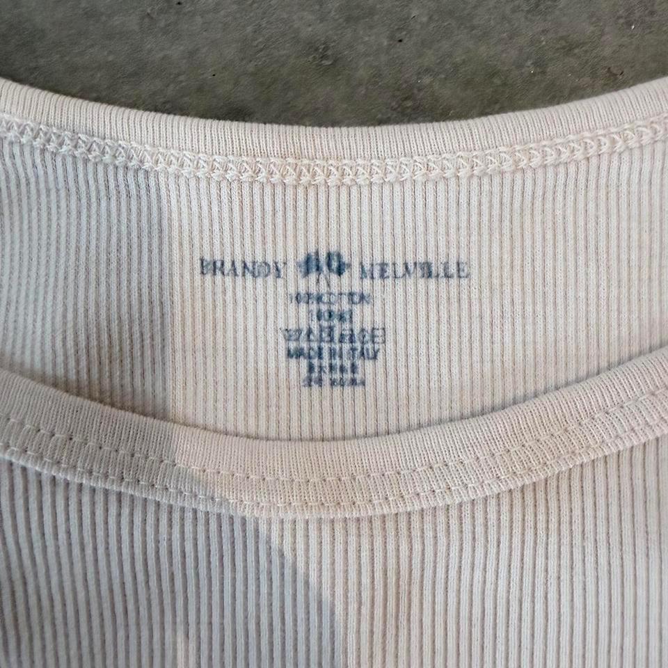 Brandy Melville Whitelight Pink Tank 2e6b 2