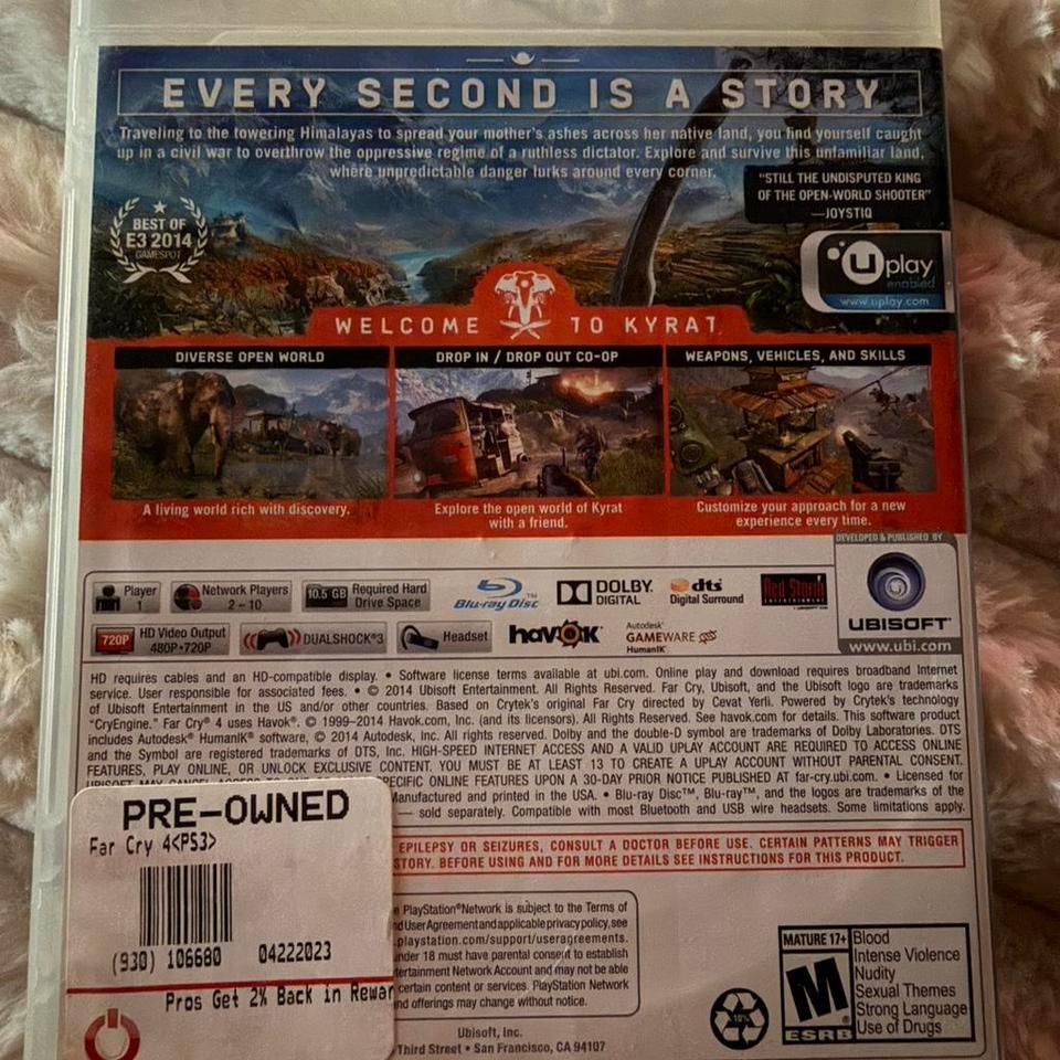 Far Cry 4 Ps3 Game 3e26 2