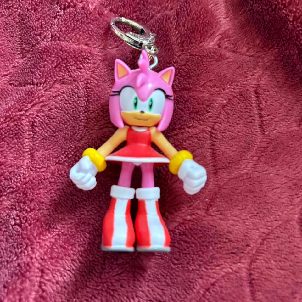 Handmade Amy Rose Keychain Sonic 38bc 3