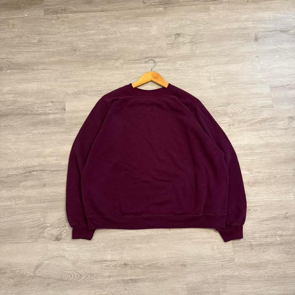 90s Burgandey Red Crewneck Xl 7fee