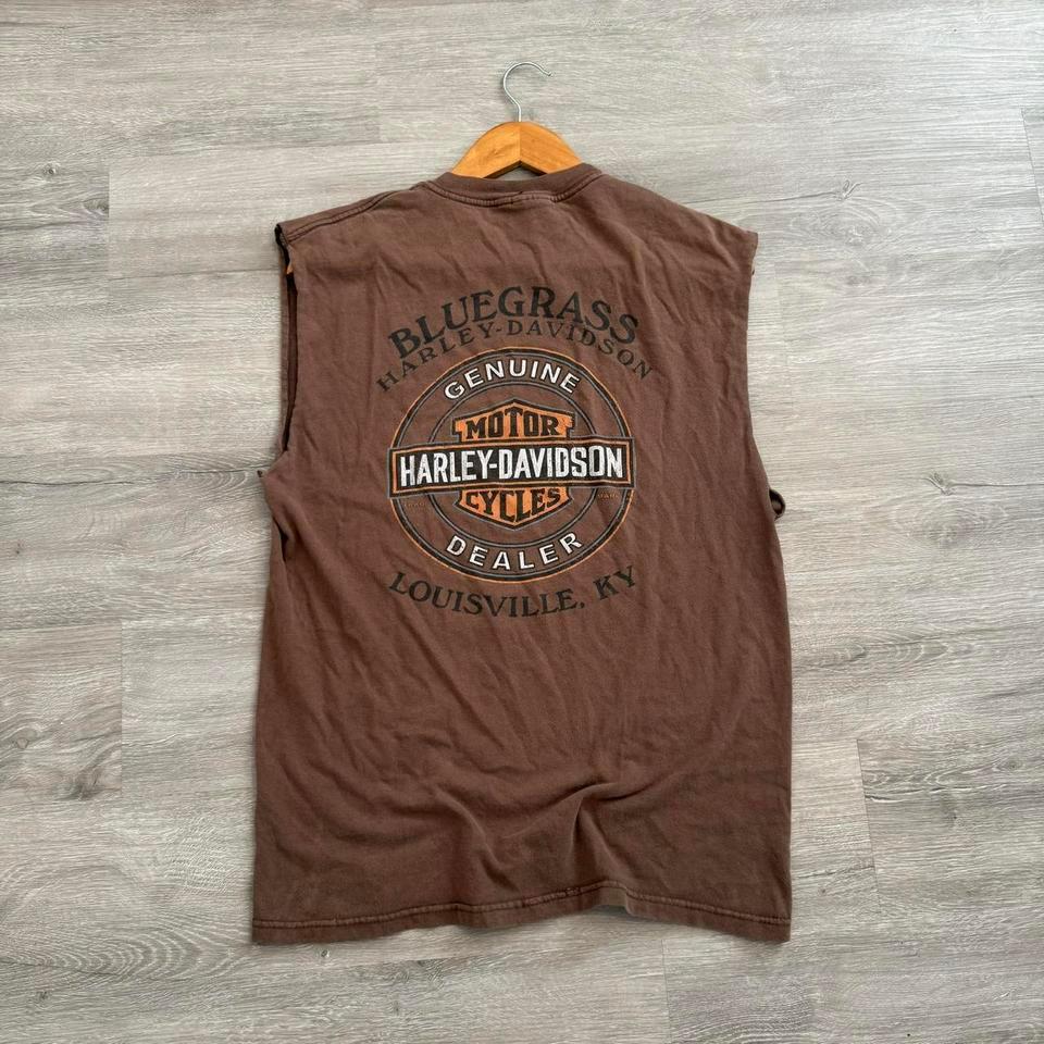 2000s Harley Davidson Brown Cut 05b6 3