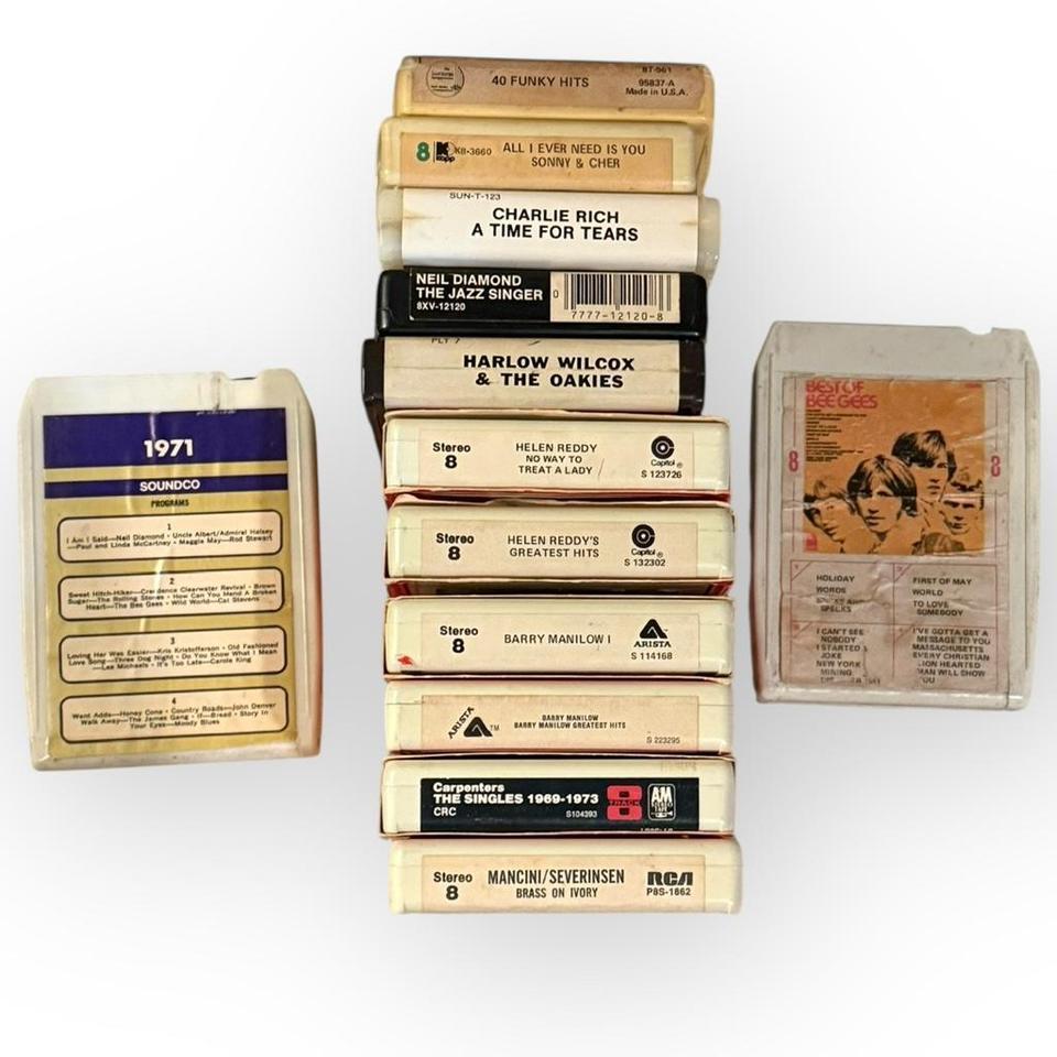 Lot Of 13x 8 Track Cassette 2