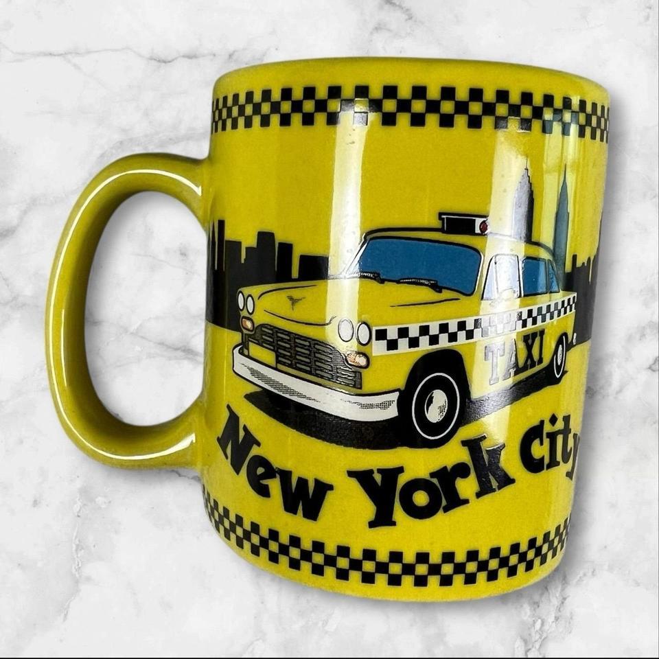 Nyc Taxi Mini Mug Yellow E253