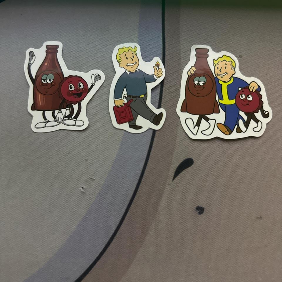 Fallout 3 Sticker Set Featuring