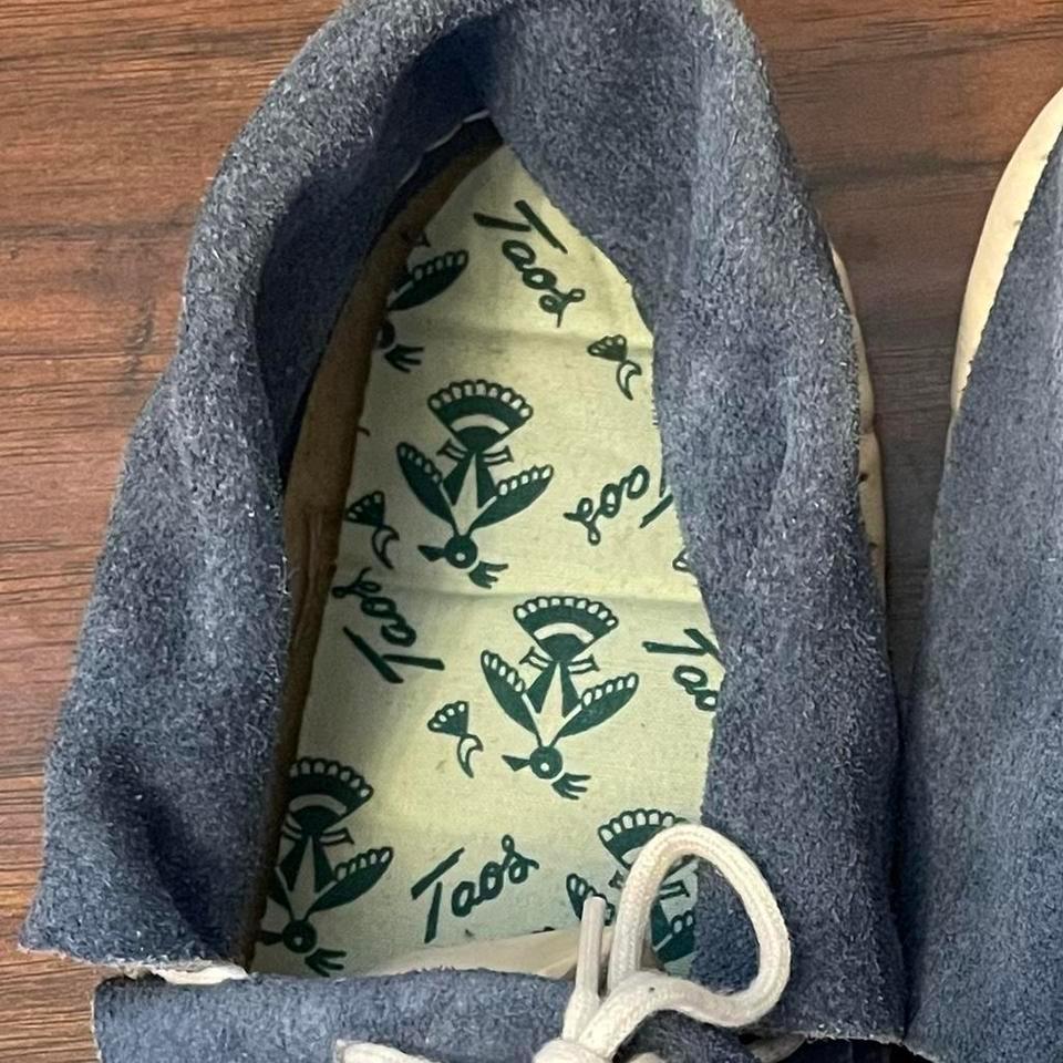 Taos Moccasins In Blue Suede 4d96 5