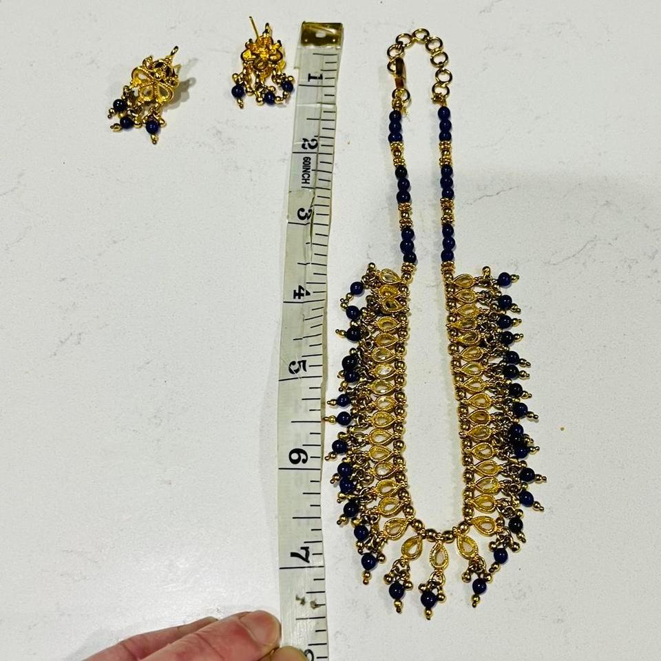 Vintage Indian Kundan Style Choker 42d9 8