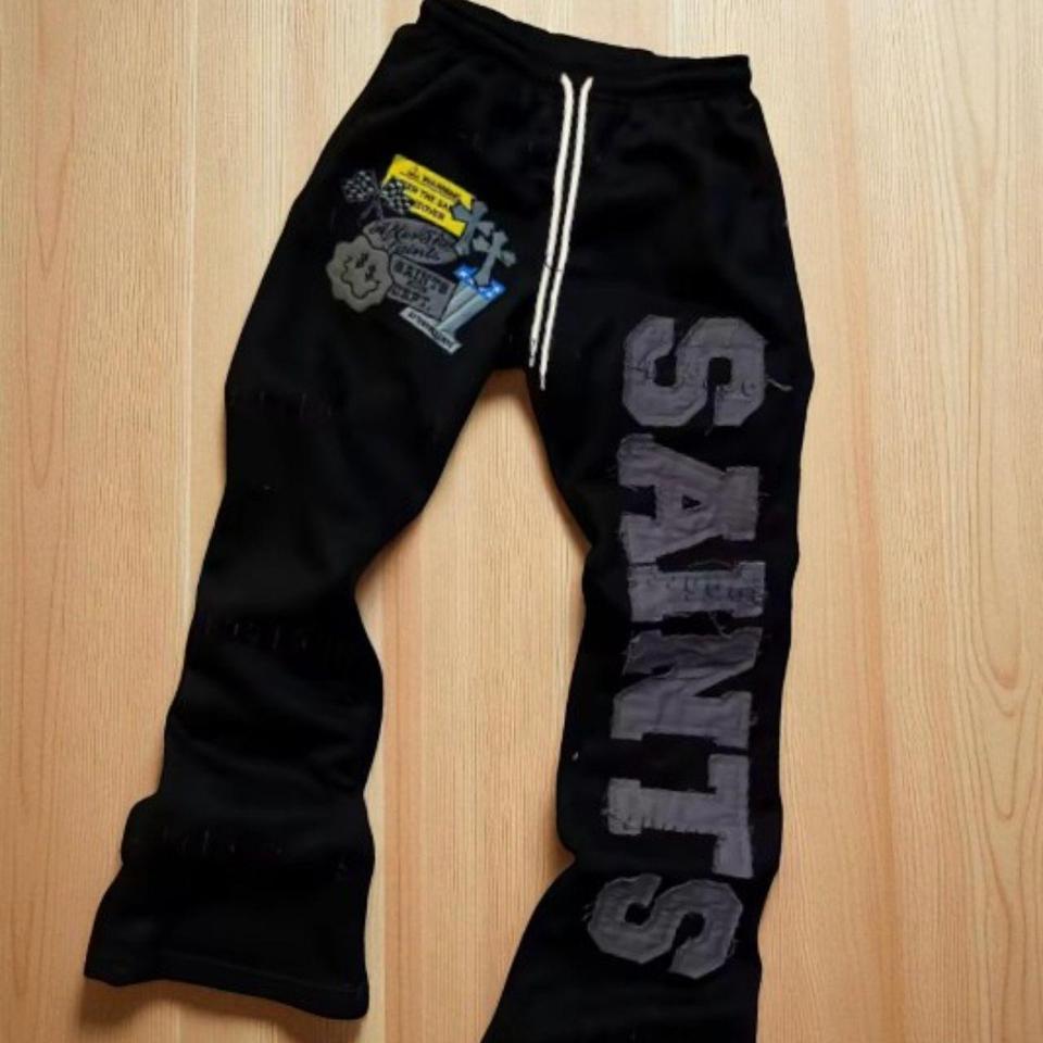 Saint Baggy Graphic Sweats Message