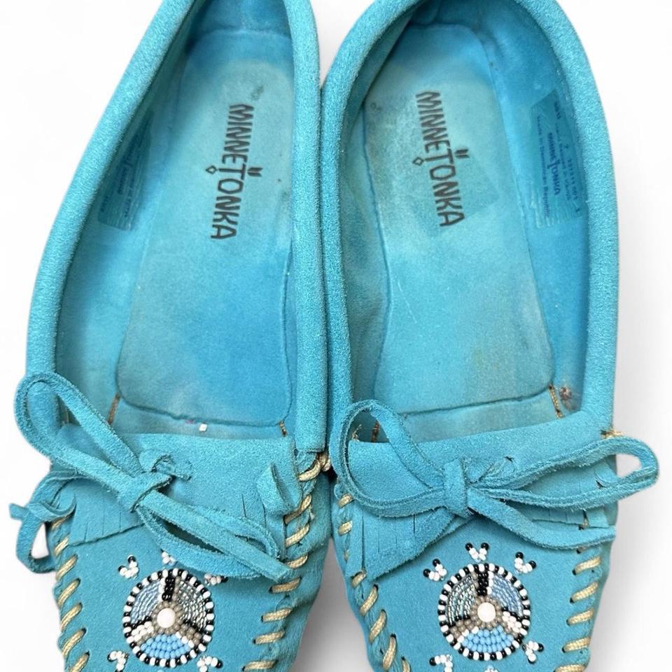 Minnetonka Turquoise Suede Me To 5