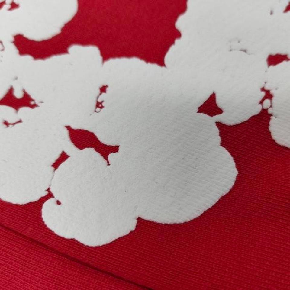 Red Denim Tears Hoodie Puff 7370 4