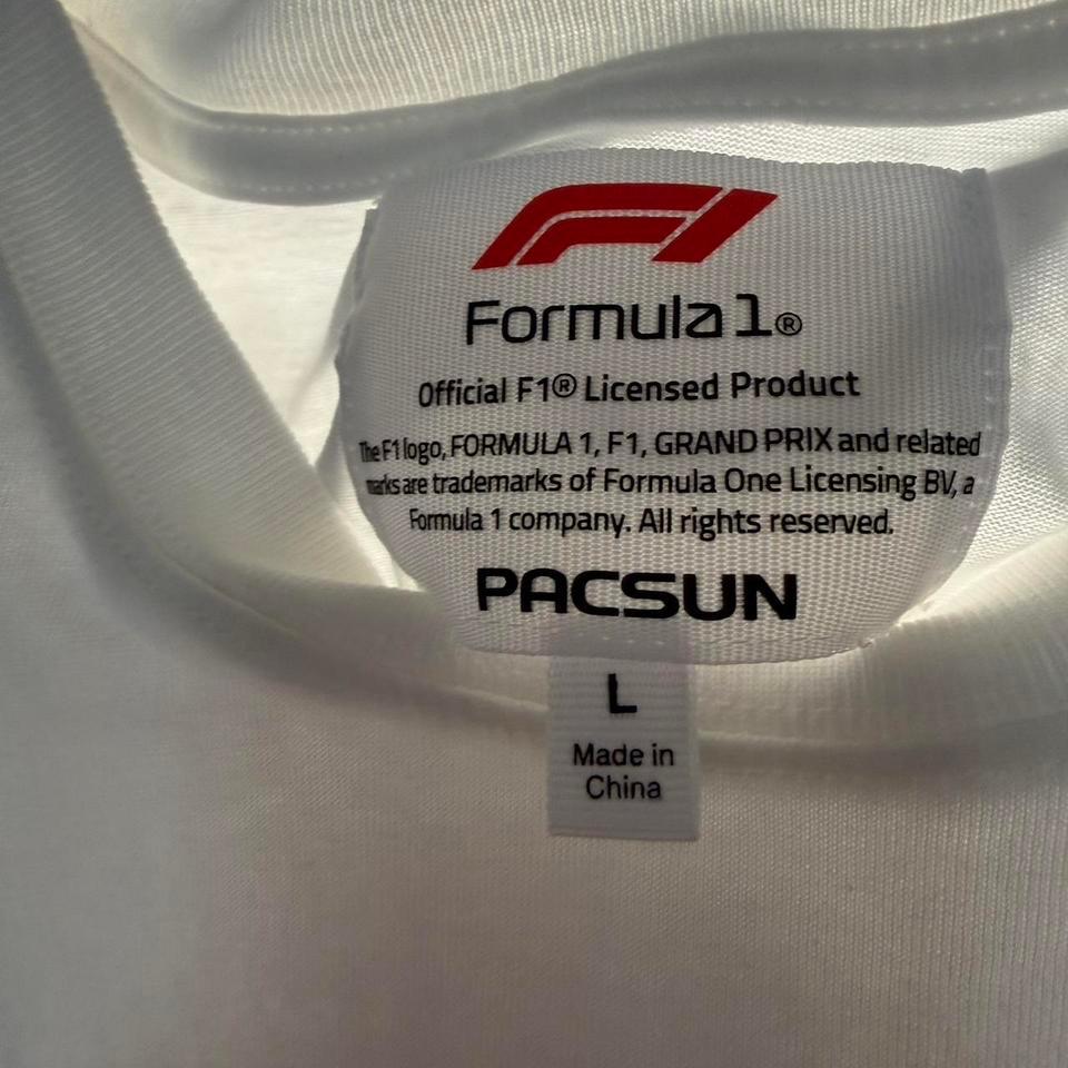 White Formula 1 Racing Tee 9ba4 3