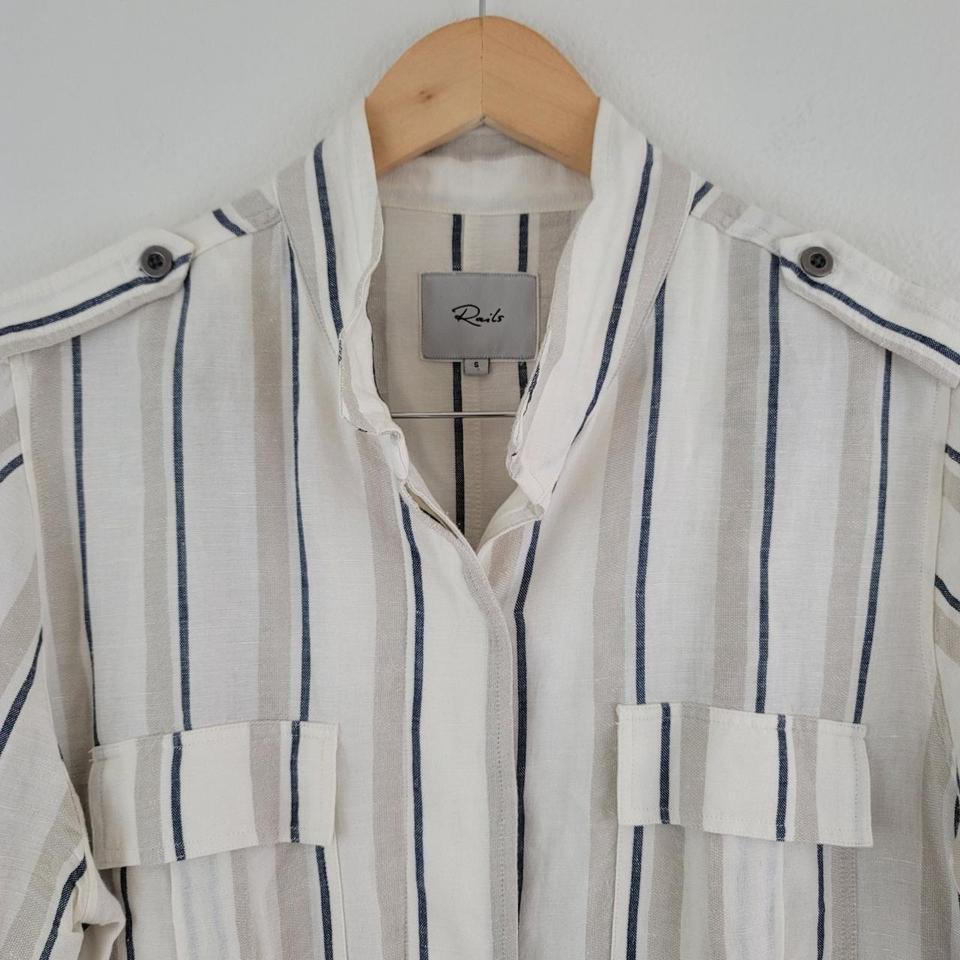 Rails Coco Stripe Linen Utility 2