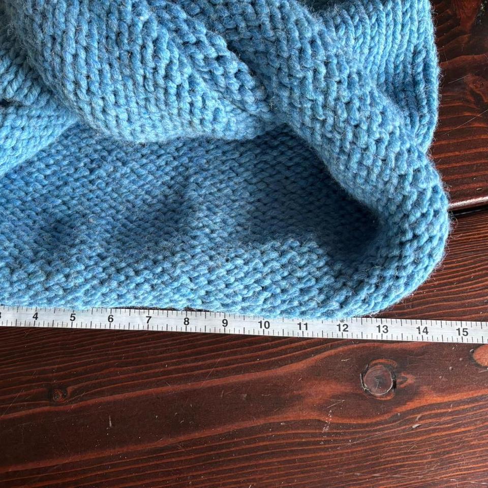 Sky Blue Hand Knit Infinity 9465 6