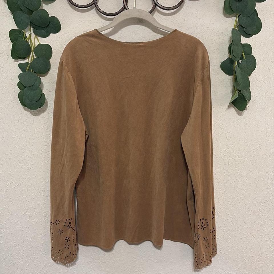 Vintage Y2k Bohohippie Faux Suede 7
