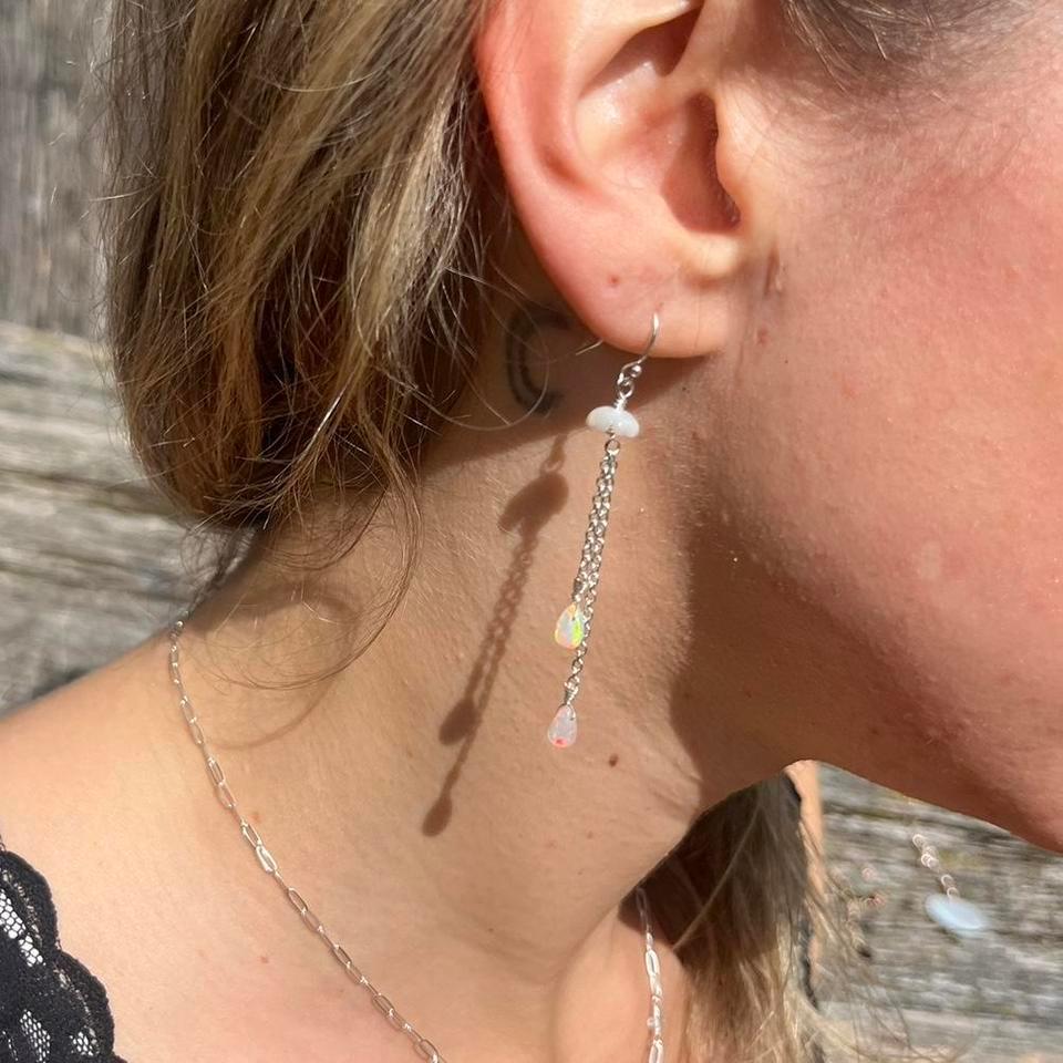 Pearl Flower Opal Drops F2fd 6
