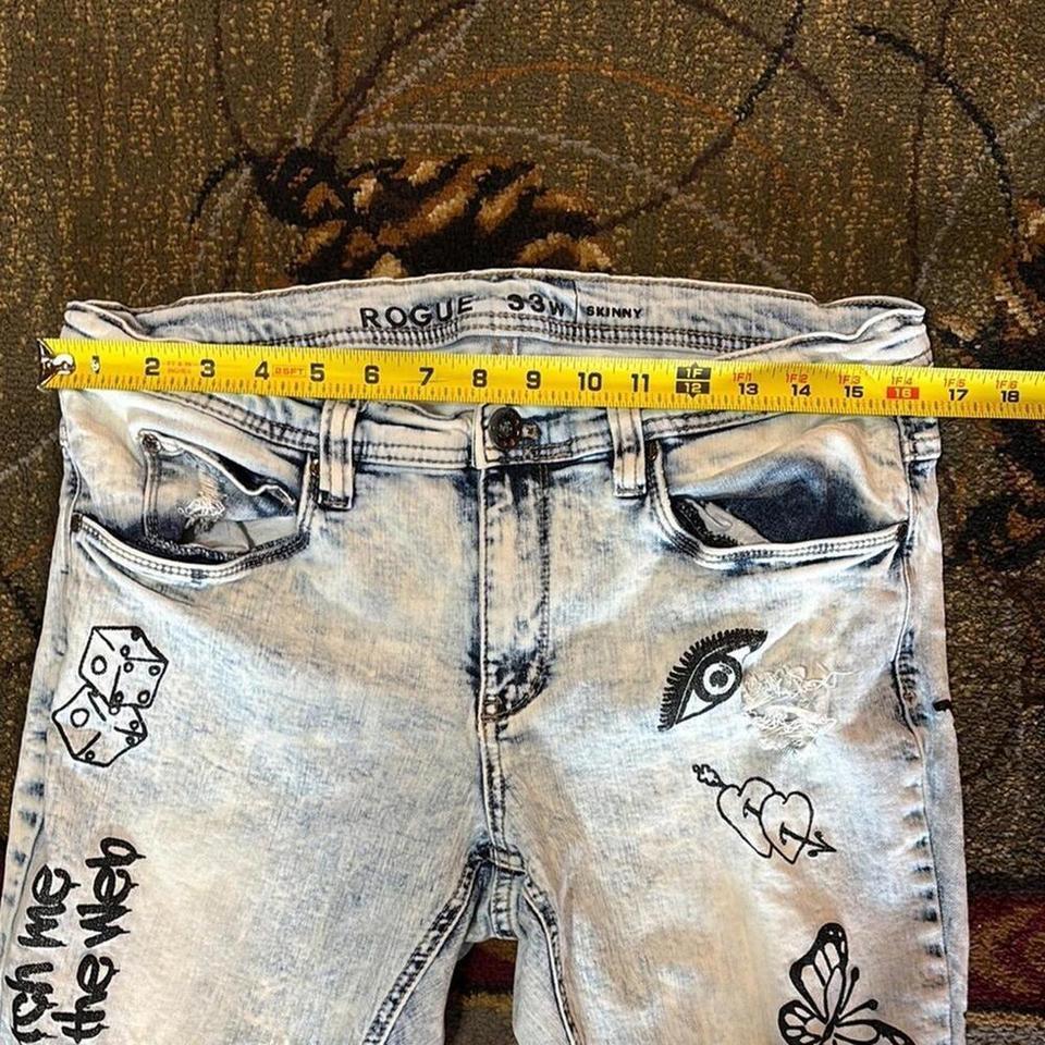 Rogue Blue Skinny Jeans With F499 2