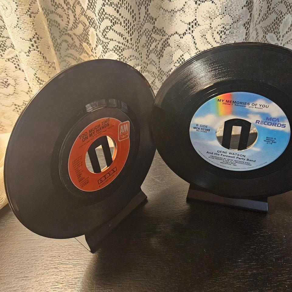 Set Of 2 Handmade Vinyl Aa50 5