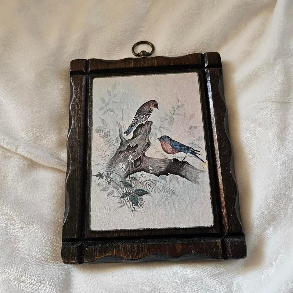 Vintage Wooden Wall Plaque With 675a 2