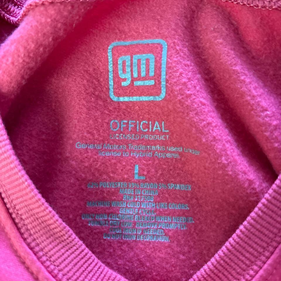 Red Vintage Style Camaro Sweatshirt 8947 2