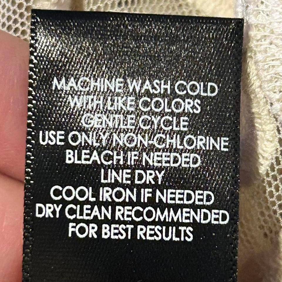 Torrid Ivory Embroidered Mesh Kimono 466e 7