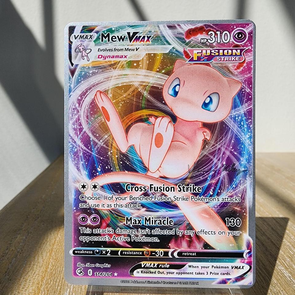 Mew Vmax Pokemon Card World 5f52