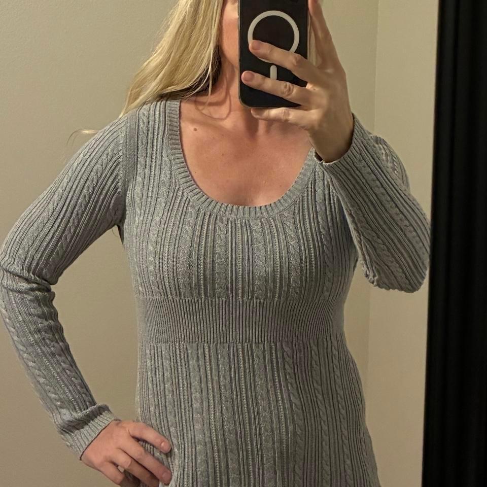 Y2k Esprit Grey Knit Baby 6fba 2