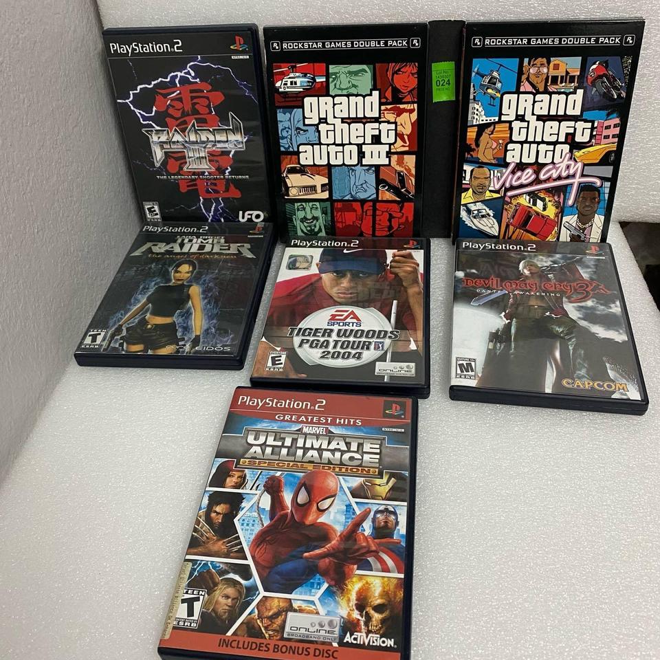 Playstation 2 Video Games Lot D073