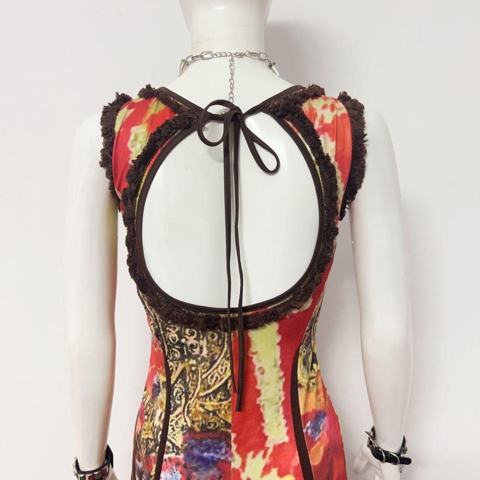 Y2k Printed Dress Grunge Dresswomens 4e80 5