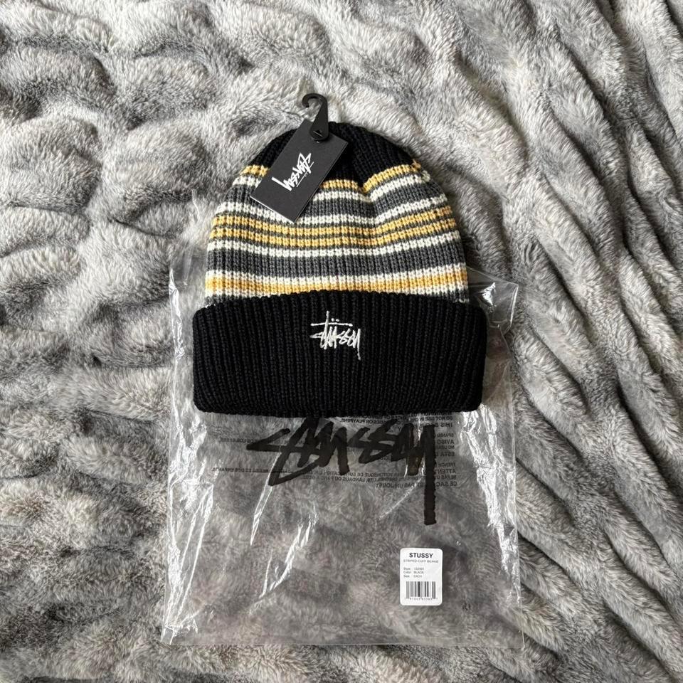 Stussy Striped Cuff Beanie Cb76
