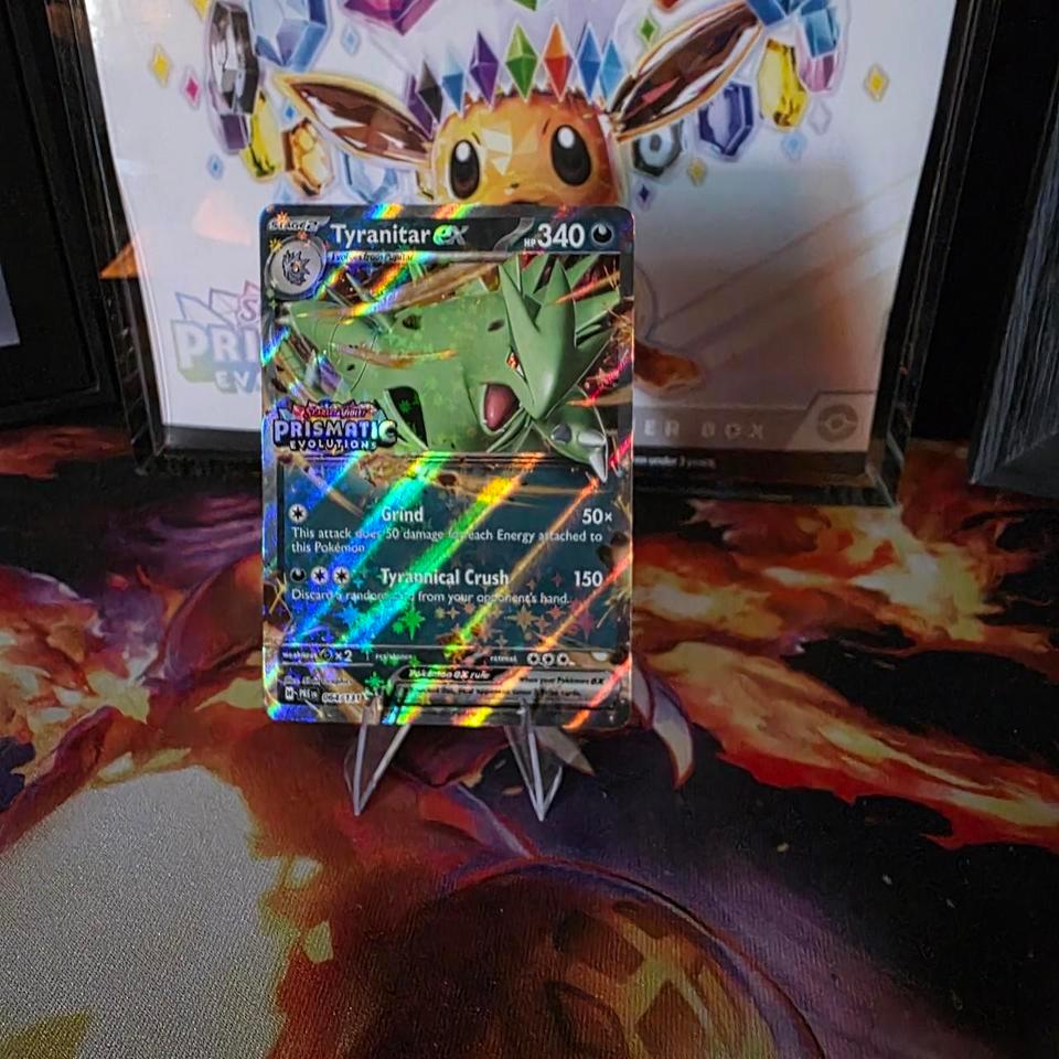 Tyranitar Ex Prismatic Evolutions Stamp