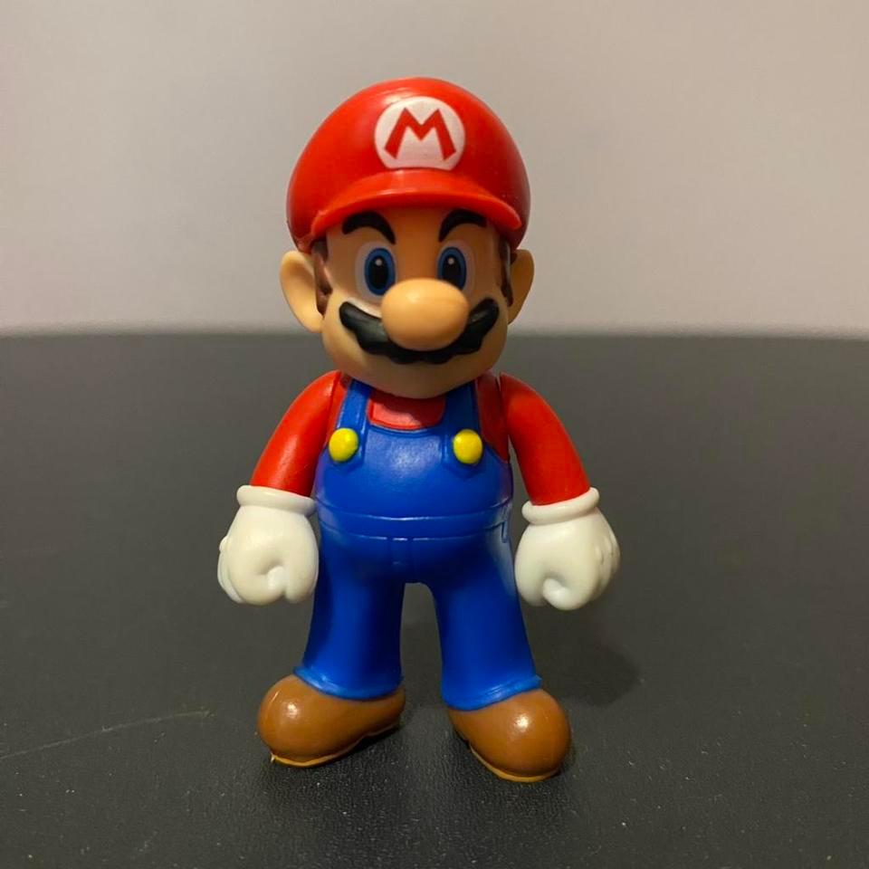 Red And Blue Mario Figure