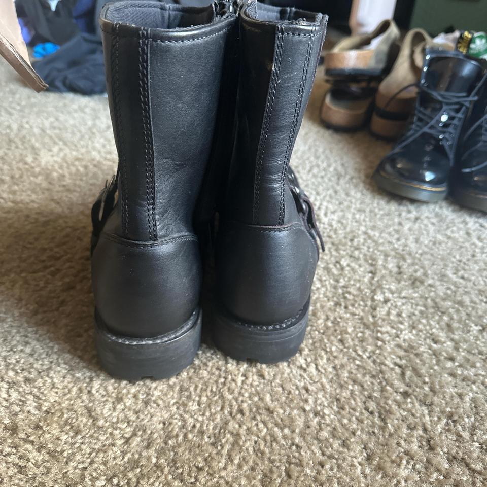 Black Leather Chippewa Boots With 9ed5 4