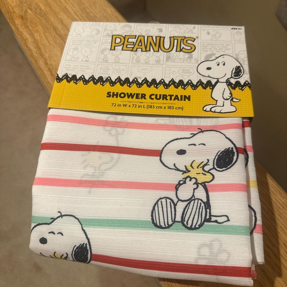 Peanuts Snoopy Shower Curtain With 882f