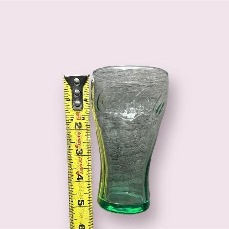 Coca Cola Glass Vintage Green 3
