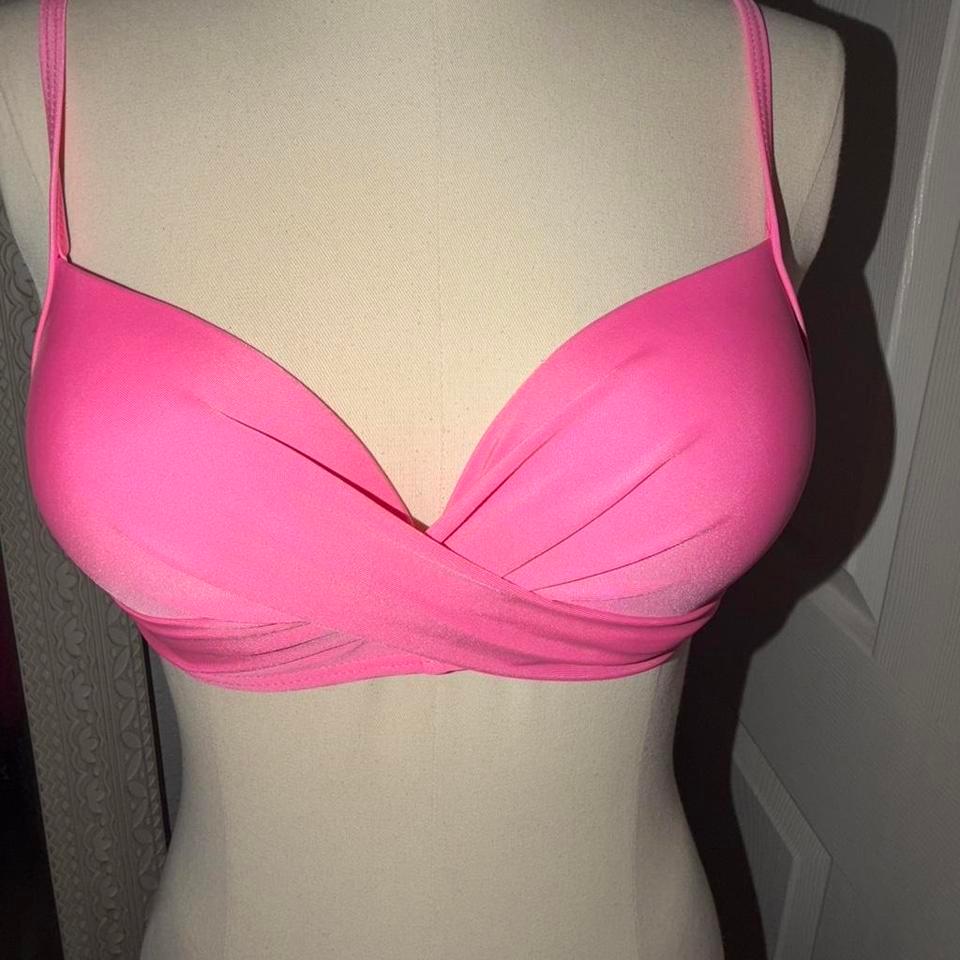 Pink Bikini Set With Ruched 7d15 2
