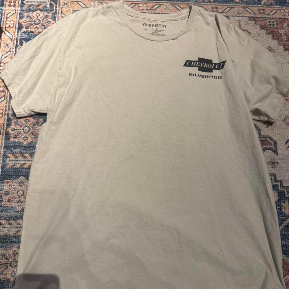 Cream Chevrolet Silverado Cotton Tee