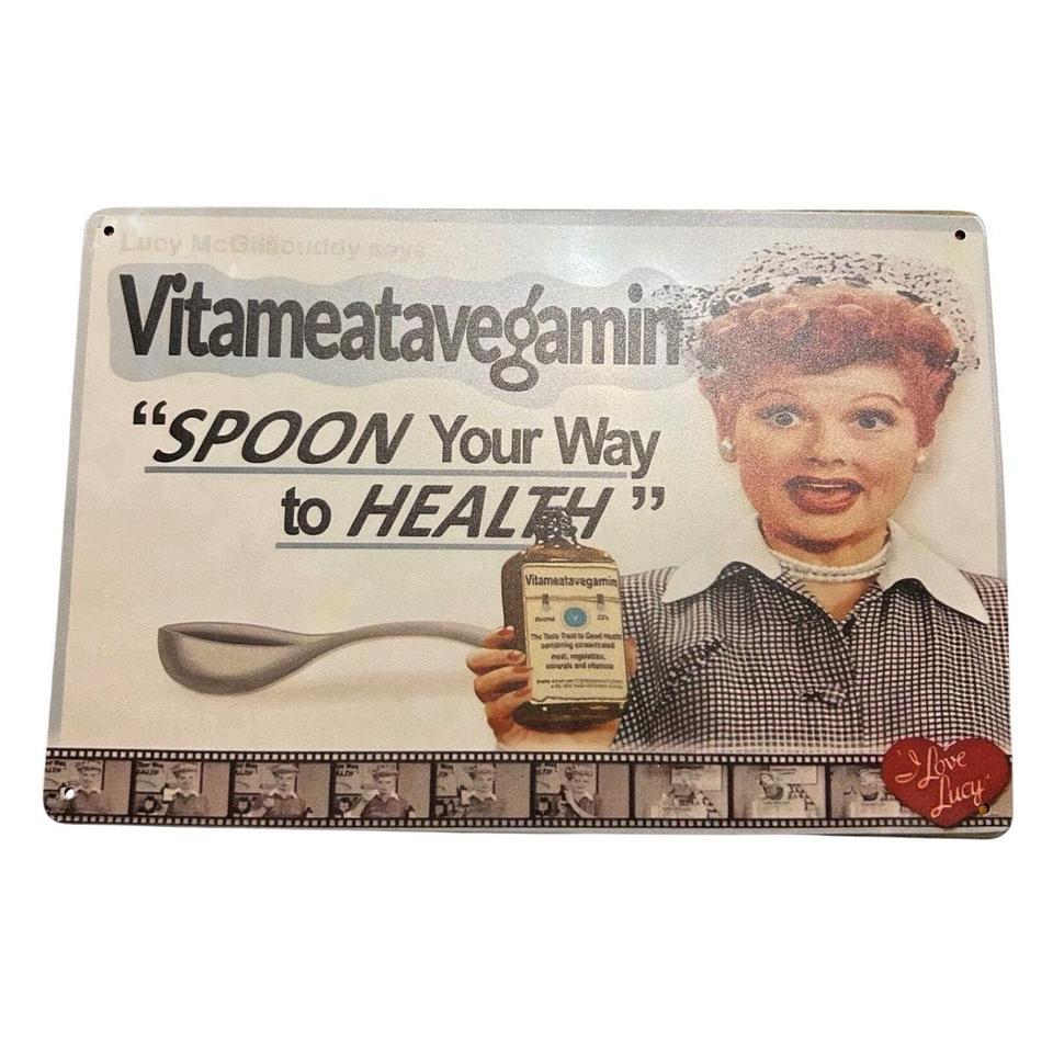 I Love Lucy Vitameatavegamin Metal 8920