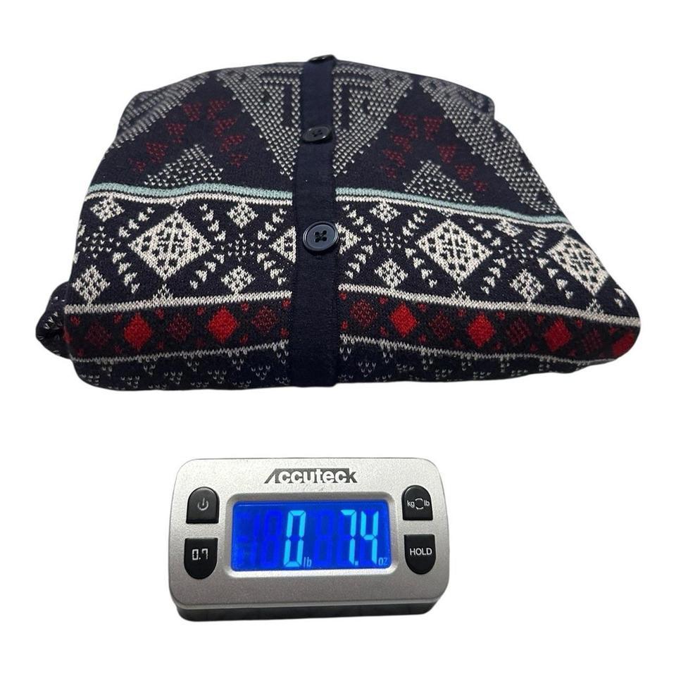 Merona Navy Fair Isle Pattern E553 8
