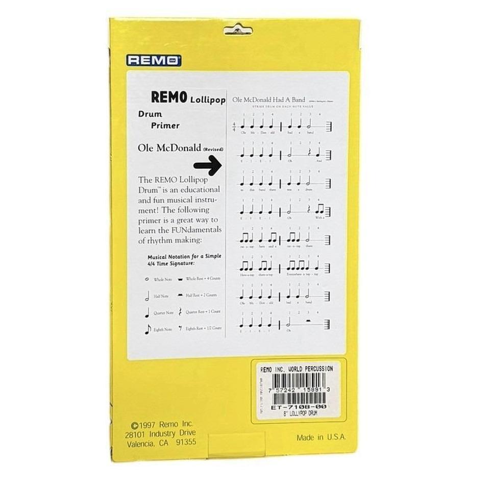 Remo Lollipop Drum 8 Made Cf37 2