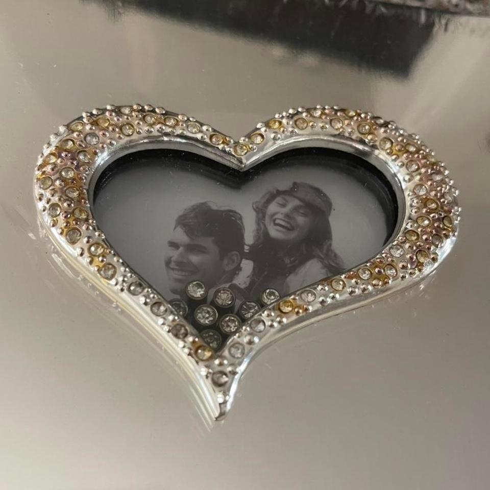 Polished Silver Heart Photo Album 7