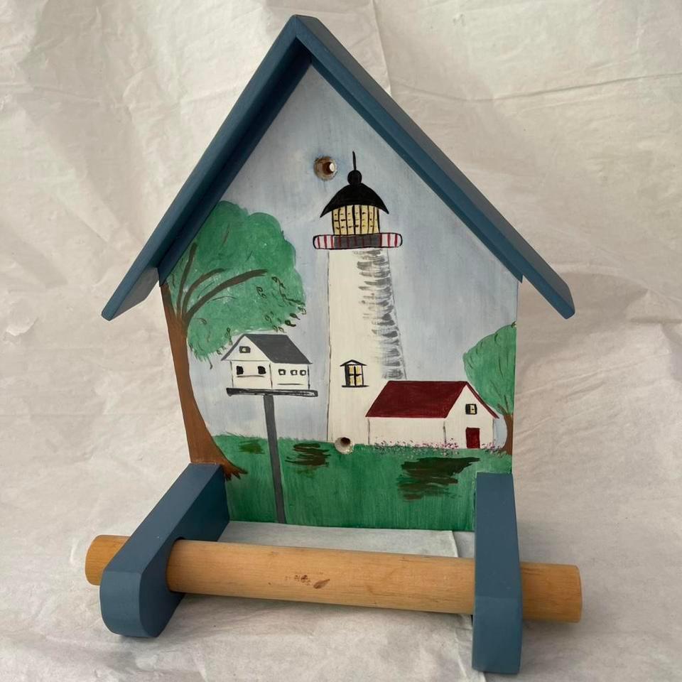 Hand Painted Lighthouse Themed Decorative Wooden 009d