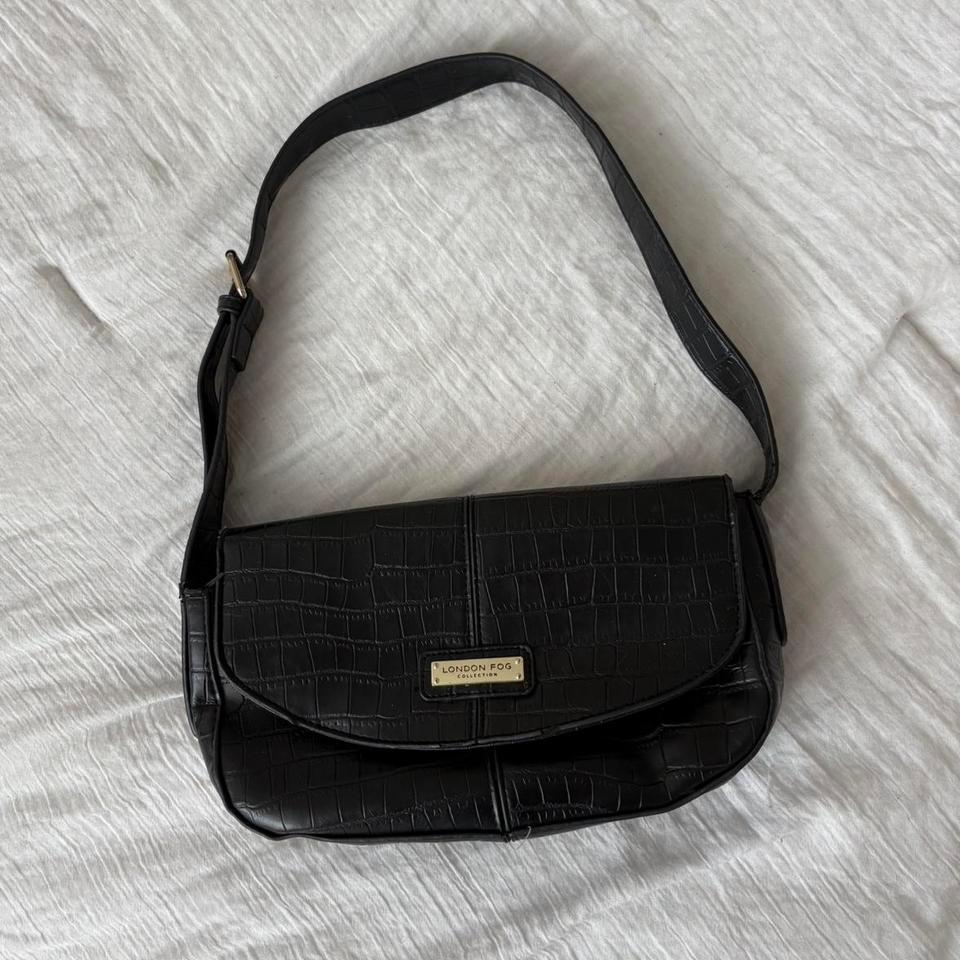 Black Leather Shoulder Bag