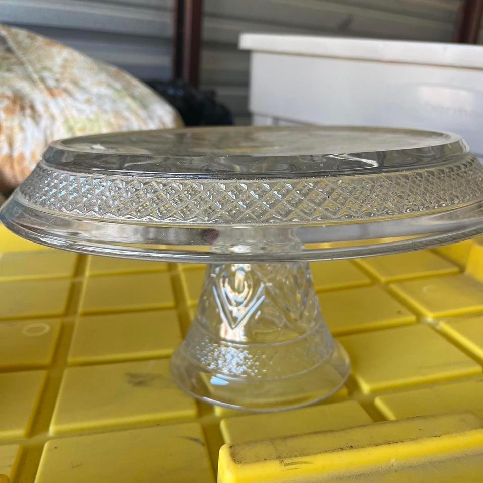 Clear Glass Cake Stand With Cf8c