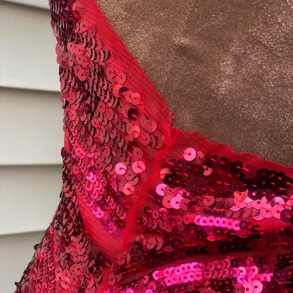 Red Sequin Dress Y2k Style 626c 6