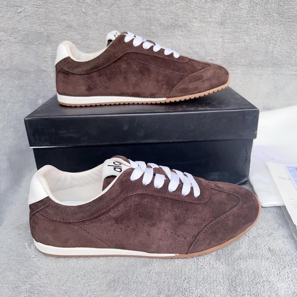 Brown Suede Alo Yoga Sneakers 4